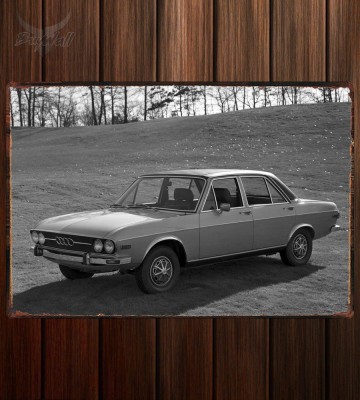 Металлическая табличка Audi 100 GL US-spec (C1)